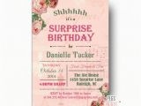 Surprise 60th Birthday Invitations Free Shabby Chic Surprise Party Invitation Printable Surprise