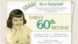 Surprise 60th Birthday Invitations Free Surprise 60th Birthday Invitation Digital Printable File