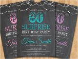 Surprise 60th Birthday Party Invitations Template 31 Examples Of Birthday Invitation Designs Psd Ai