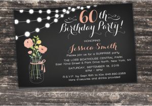 Surprise 60th Birthday Party Invitations Template Bridal Shower Invitation Templates Surprise 60th Birthday