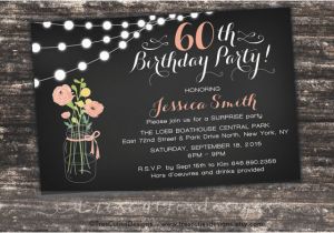 Surprise 60th Birthday Party Invitations Template Bridal Shower Invitation Templates Surprise 60th Birthday