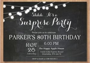 Surprise 70th Birthday Invitations Templates 25 Best Ideas About Surprise Birthday Invitations On