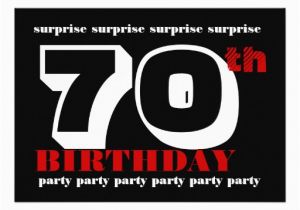 Surprise 70th Birthday Invitations Templates 70th Surprise Birthday Party Invitation Template 5 Quot X 7