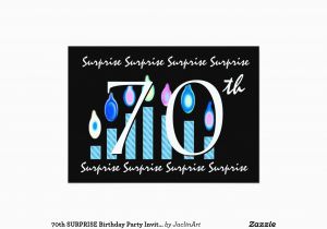 Surprise 70th Birthday Invitations Templates 70th Surprise Birthday Party Invitation Template