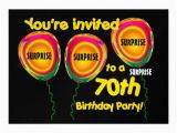Surprise 70th Birthday Invitations Templates 70th Surprise Birthday Party Invitation Template Zazzle