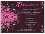 Surprise 70th Birthday Invitations Templates andromeda Pink 70th Birthday Invitations Paperstyle