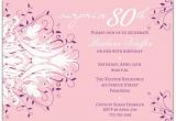 Surprise 80th Birthday Invitation Wording andromeda Pink Surprise 80th Birthday Invitations Paperstyle