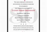 Surprise 80th Birthday Invitation Wording Classic 80th Birthday Red Surprise Invitations Paperstyle