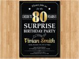 Surprise 80th Birthday Invitation Wording Surprise 80th Birthday Party Invitations Dolanpedia