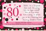 Surprise 80th Birthday Invitation Wording Surprise Birthday Party Invitations Wording Ideas