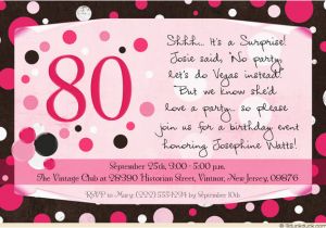 Surprise 80th Birthday Invitation Wording Surprise Birthday Party Invitations Wording Ideas
