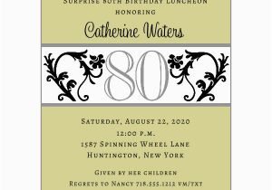 Surprise 80th Birthday Party Invitation Wording Quotes for 80th Birthday Invitation Quotesgram