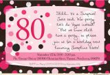 Surprise 80th Birthday Party Invitation Wording Surprise Birthday Party Invitations Wording Ideas