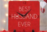 Surprise Birthday Gifts for Husband Best Husband Clock Gift Send Home and Living Gifts Online