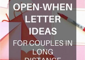 Surprise Birthday Ideas for Him Long Distance Diy Long Distance Gifts Open when Letters