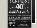 Surprise Birthday Invitation Wording for Adults Surprise 40th Birthday Invitation Adult Birthday