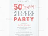 Surprise Birthday Party Invitation Wording for Adults Surprise 50th Birthday Party Invitation Wording