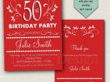 Surprise Birthday Party Invitations for Adults 50th Adult Birthday Invitation Surprise Birthday Invitation