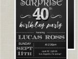 Surprise Birthday Party Invitations for Adults Surprise 40th Birthday Invitation Adult Birthday