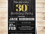 Surprise Birthday Party Invitations for Men 30th Birthday Surprise Party Gold Black Mens 30th