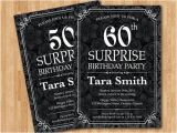 Surprise Birthday Party Invitations for Men 40th Surprise Party Invitation for Men orderecigsjuice Info