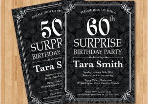 Surprise Birthday Party Invitations for Men 40th Surprise Party Invitation for Men orderecigsjuice Info