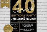 Surprise Birthday Party Invitations for Men 40th Surprise Party Invitation for Men orderecigsjuice Info