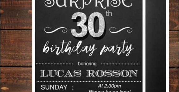 Surprise Birthday Party Invitations for Men Birthday Invitation Templates In Pdf Free Premium