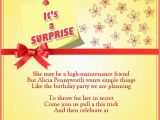 Surprise Birthday Party Invite Wording Surprise Birthday Party Invitation Wording Wordings and