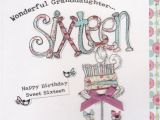 Sweet 16 Birthday Cards for Granddaughter Granddaughter 16th Birthday Cards Sixteenth Age 16