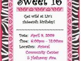Sweet 16 Birthday Invitation Wording Birthday Invites Sweet 16 Birthday Invitations Ideas
