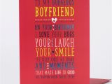 Sweet Birthday Card for Boyfriend Birthday Card for My Boyfriend Only 89p