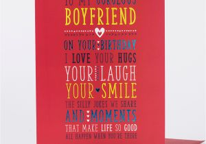 Sweet Birthday Card for Boyfriend Birthday Card for My Boyfriend Only 89p