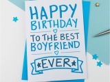 Sweet Birthday Card for Boyfriend Happy Birthday Boyfriend Card by A is for Alphabet
