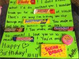 Sweet Gifts for Him On His Birthday for My Boyfriend On His Birthday Candy Birthday Card