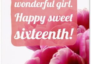 Sweet Message for Birthday Girl Sweet Sixteen Birthday Messages Adorable Happy 16th