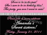 Sweet Sixteen Birthday Invitation Wording Sweet Sixteen Invitation Wording Template Resume Builder