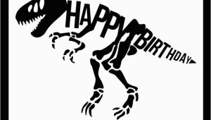 T Rex Happy Birthday Banner Happy Birthday Dinosaur Party Svg Me