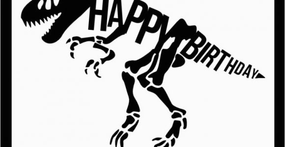 T Rex Happy Birthday Banner Happy Birthday Dinosaur Party Svg Me