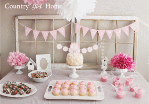 Table Decoration for Birthday Girl Country Girl Home 1st Birthday