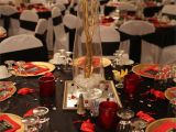 Table Decorations for 50th Birthday Party Red Black and Gold Table Decorations for 50th Birthday