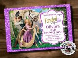 Tangled Birthday Invitations Personalized Printable Tangled Invitation Rapunzel Invitation Disney