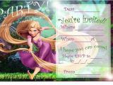 Tangled Birthday Invitations Personalized Rapunzel Birthday Party Invitation Ideas Bagvania Free