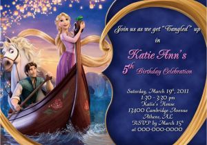 Tangled Birthday Invitations Personalized Rapunzel Party Invitation Printable Templates