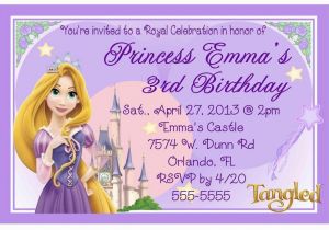 Tangled Birthday Invitations Personalized Rapunzel Tangled Birthday Invitations Design Ebay