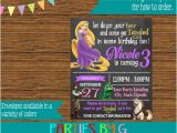 Tangled Birthday Invitations Personalized Rupunzel Tangled Chalkboard Birthday Party Invitations