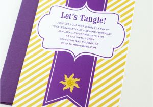 Tangled Birthday Invites Easy Tangled Party Invites Paging Supermom