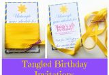 Tangled Birthday Invites Eat Sleep Make Party Tangled Birthday Invites Tangled