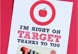 Target Birthday Gift Card Target Gift Card Printable Teacher Appreciation Gift