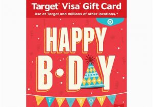 Target Birthday Gift Card Visa Happy B Day Gift Card 25 4 Fee Target